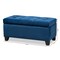 Baxton Studio Michaela Navy Blue Velvet Upholstered Storage Ottoman 162-10459 - alternate 5